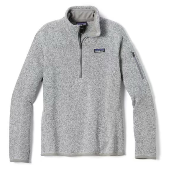 Patagonia better sweater quarter zip in grey size small - Picture 2 of 4